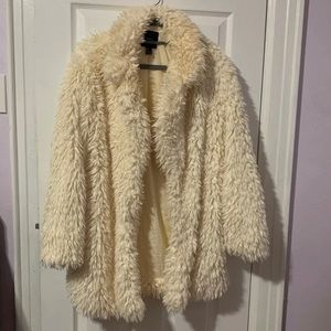 Faux fur coat